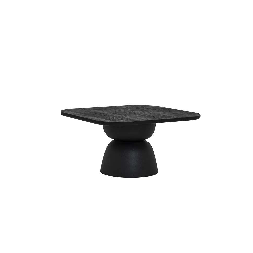 Couchtisch Barza schwarz 80 cm - Tower Living