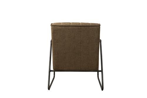 Armchair Santo fabric Miami 005 brown - Tower Living