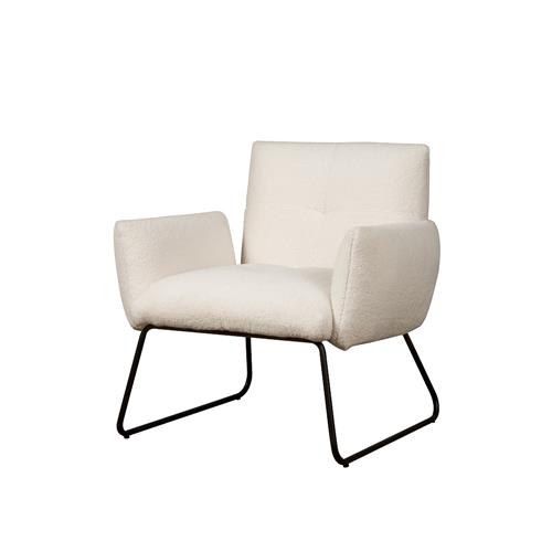 Sessel Dante Teddy MJ81 White (teddystof, Weiß) - Tower Living