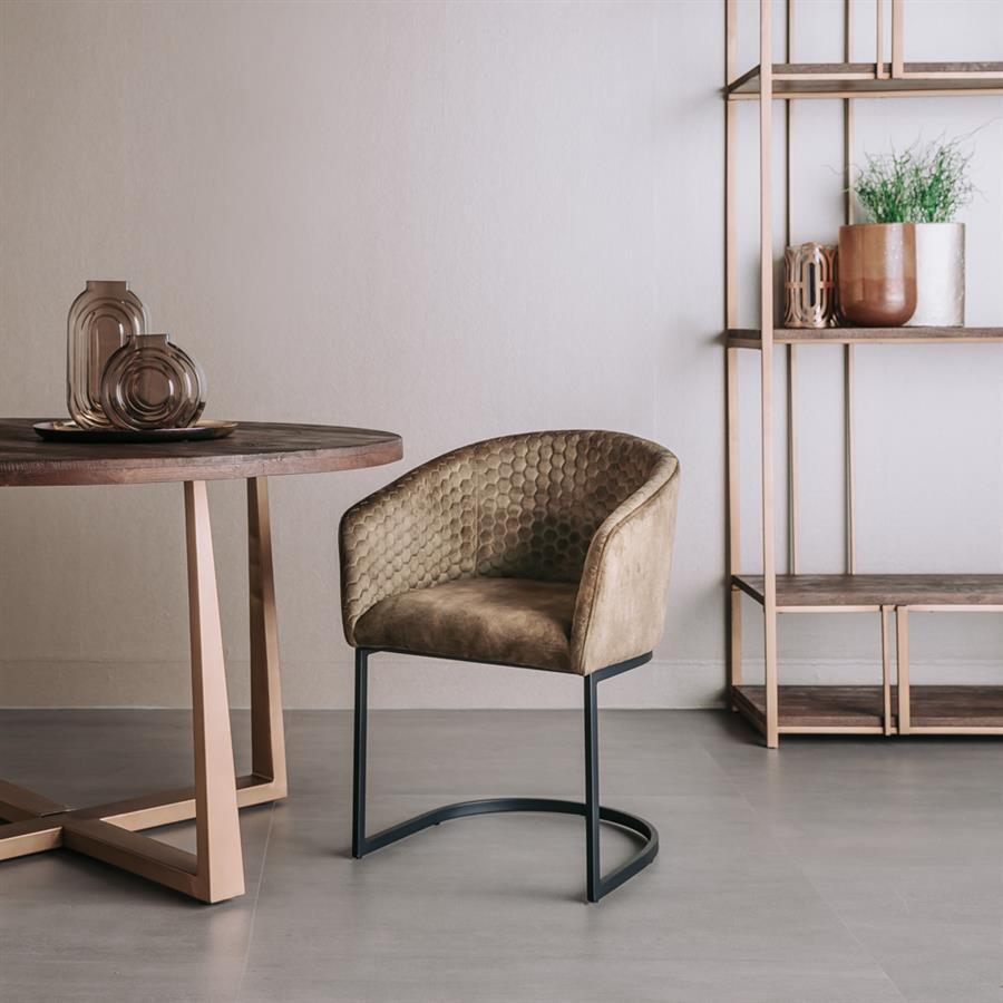 Sessel Pellaro grün (Stoff) - Tower Living