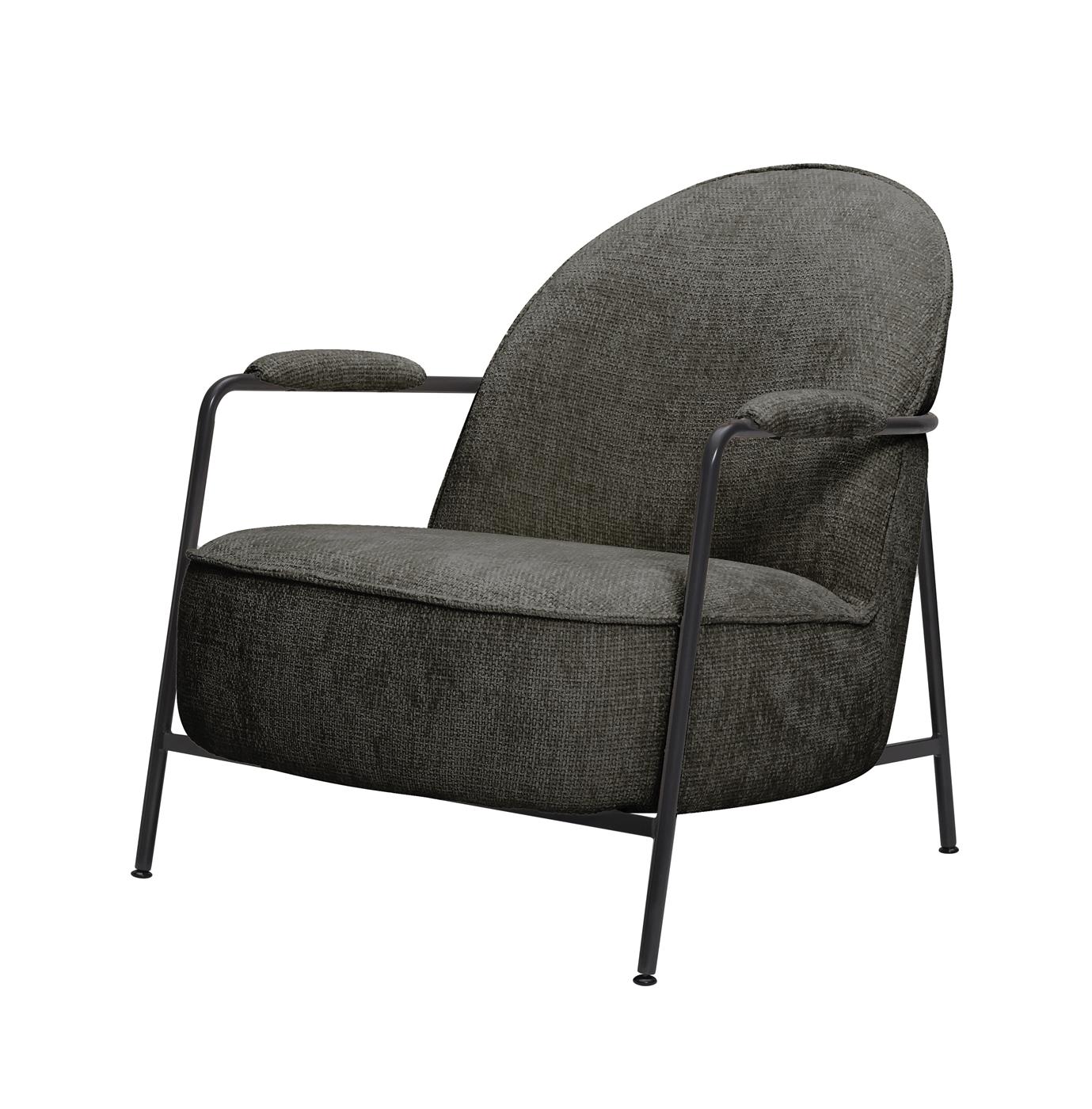 Sessel Amelia (Stoff, Charcoal) - Tower Living