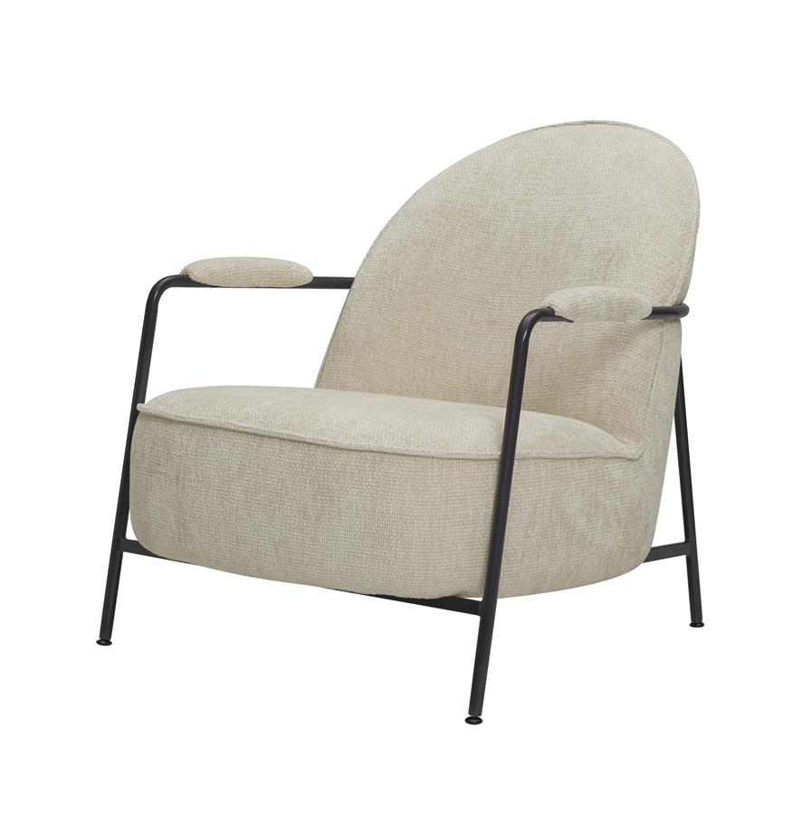 Sessel Amelia (Stoff, Charcoal) - Tower Living