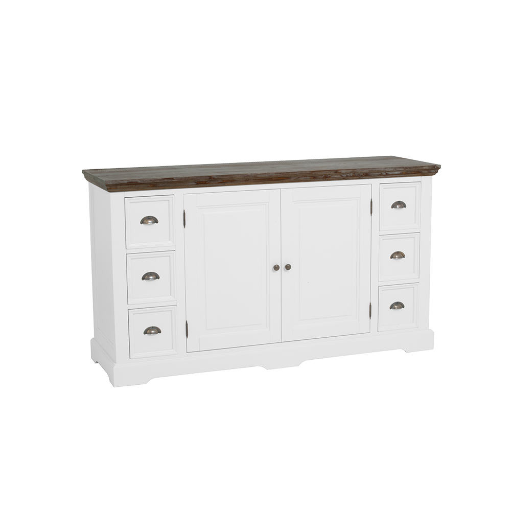 Sideboard Fleur weiß 160 cm - Tower Living
