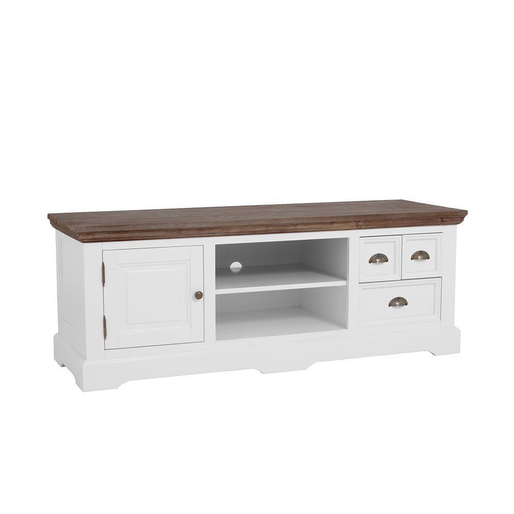 TV unit Fleur white 145 cm - Tower Living
