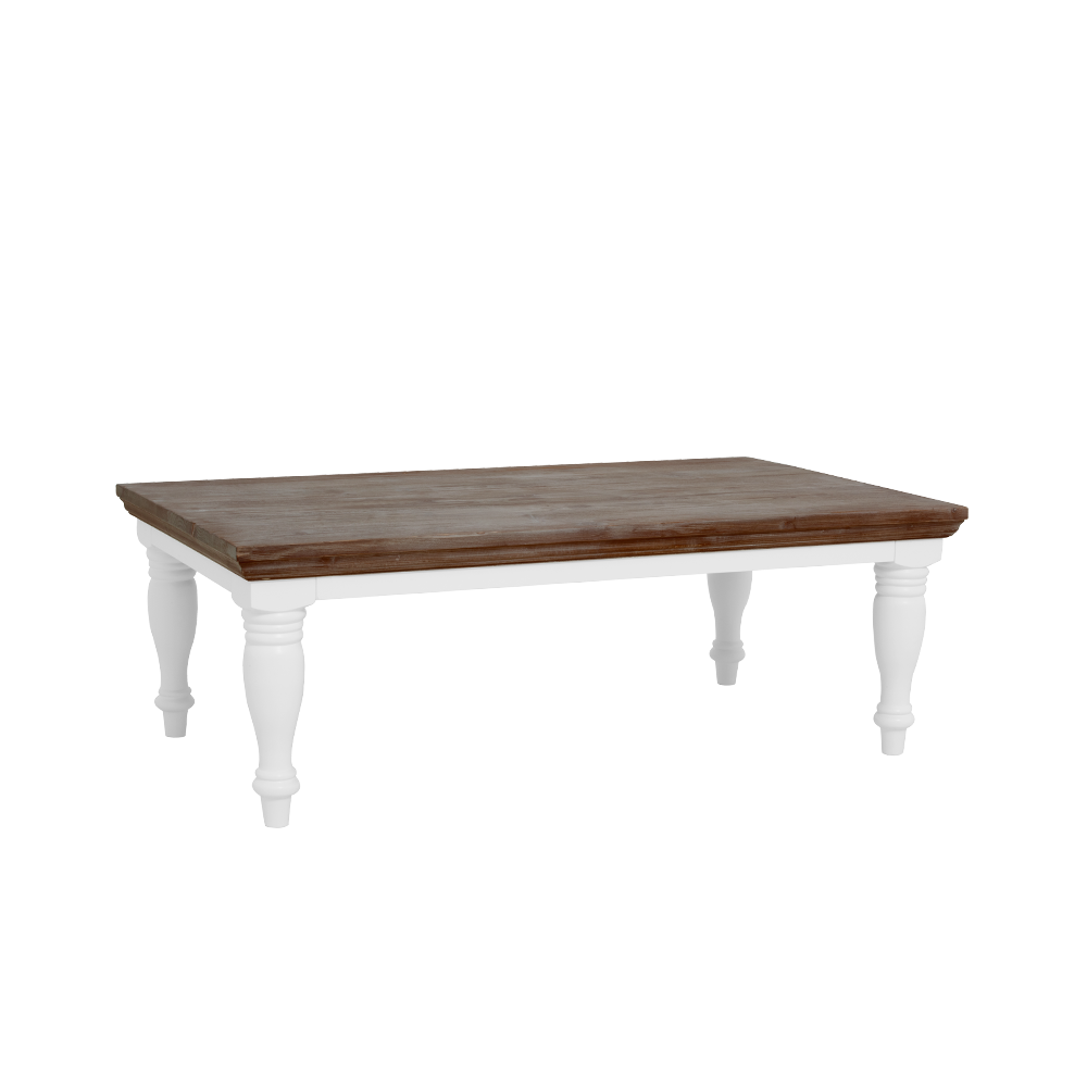 Couchtisch Fleur weiß 130 cm - Tower Living