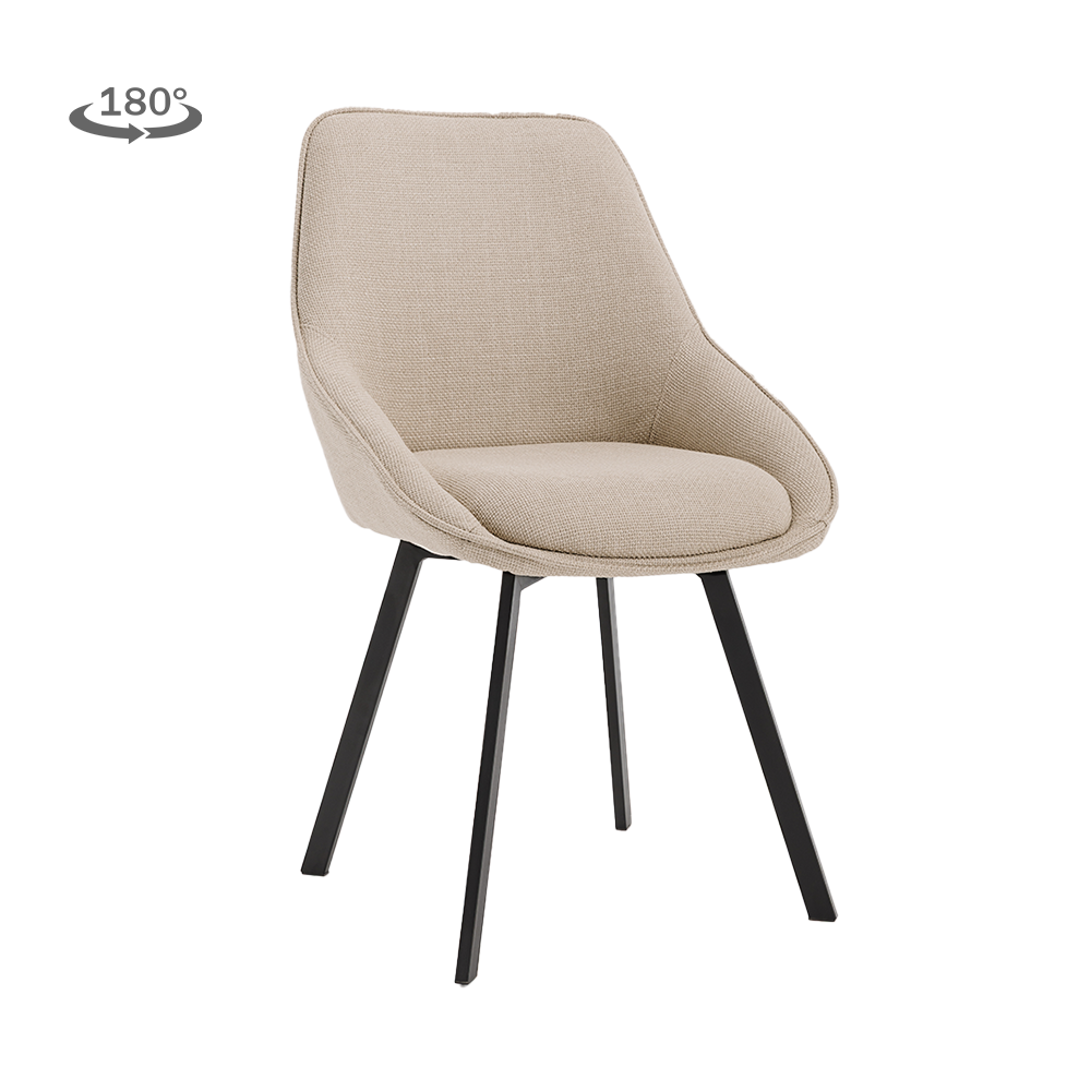 Stoel Borgo beige-grijs - Tower Living