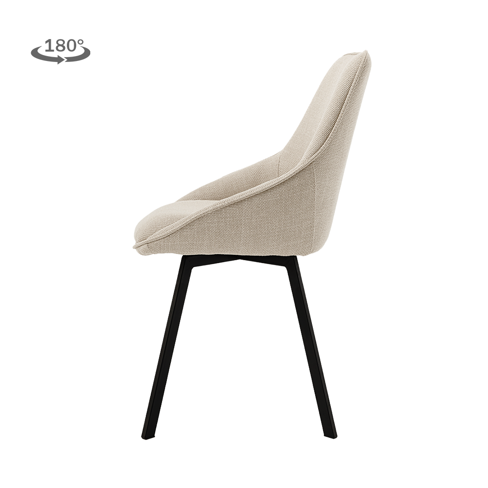 Stoel Borgo beige-grijs - Tower Living