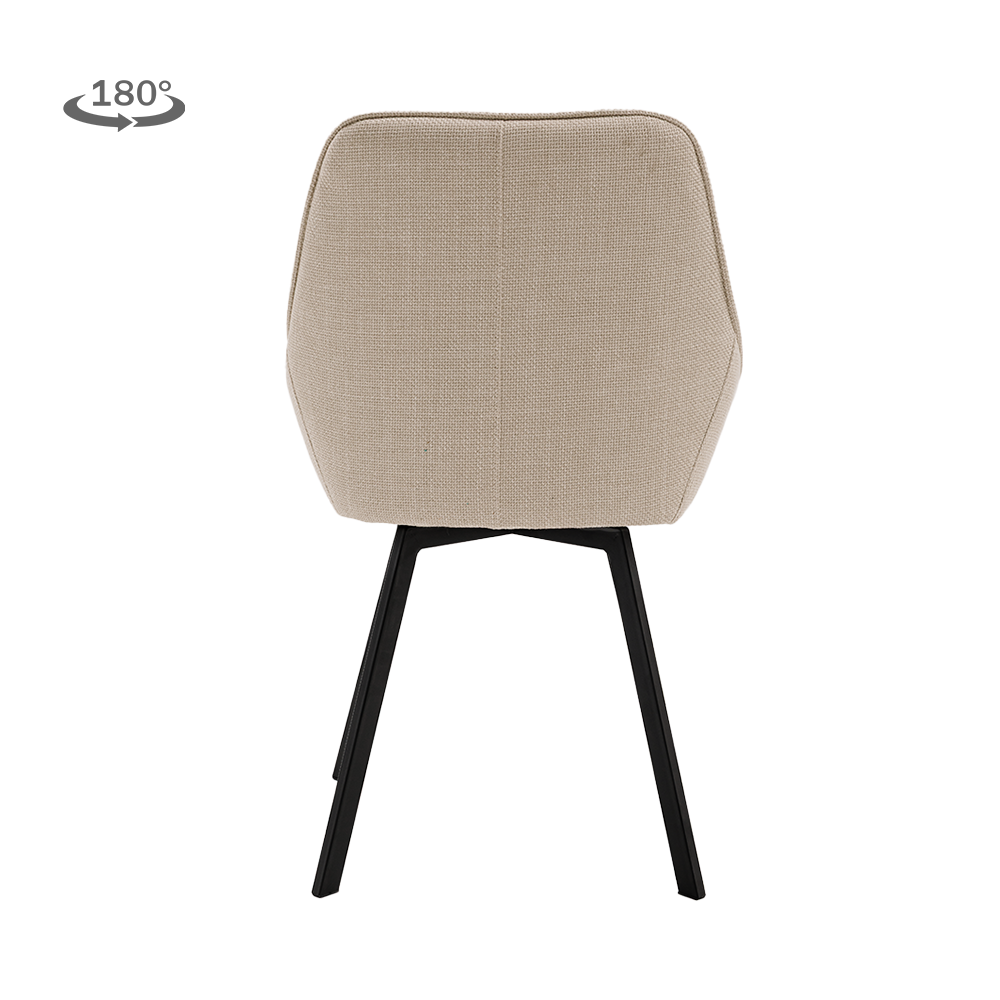 Stoel Borgo beige-grijs - Tower Living