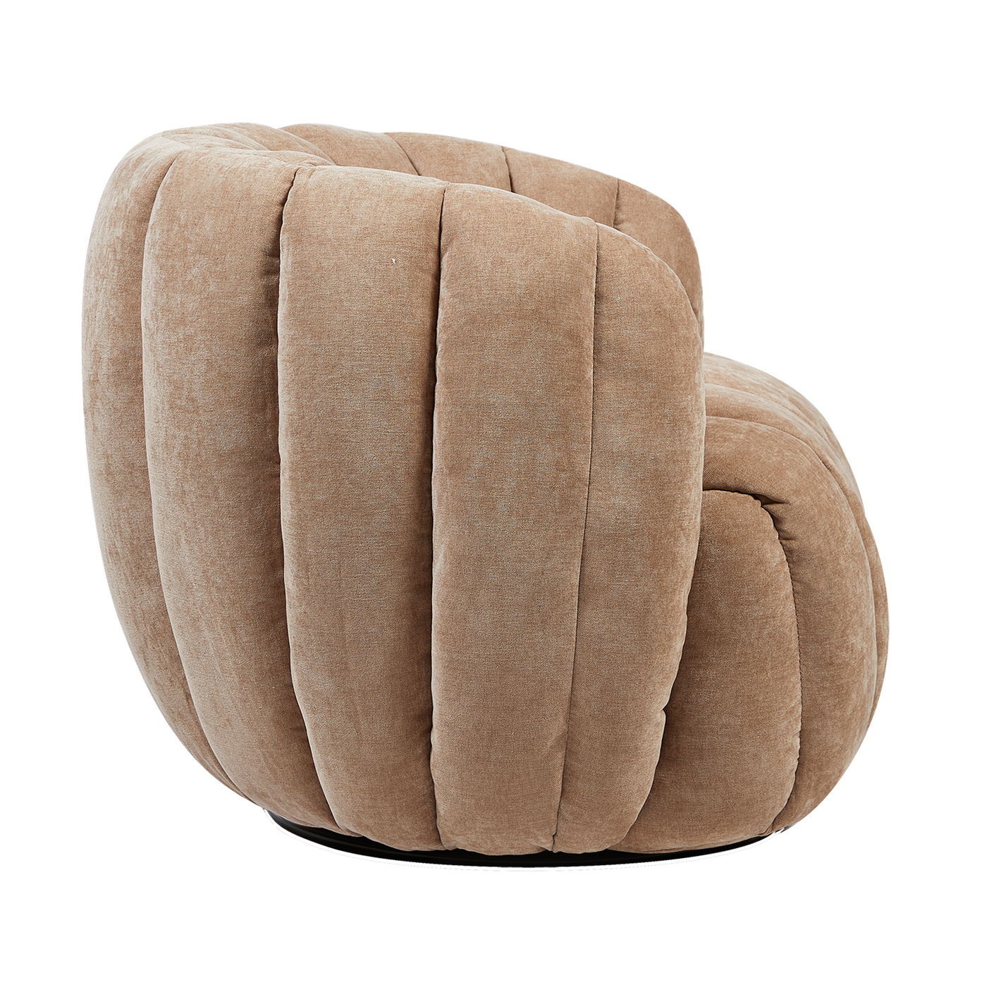 Verdi Maloy 34 taupe armchair (swivel) - Tower Living