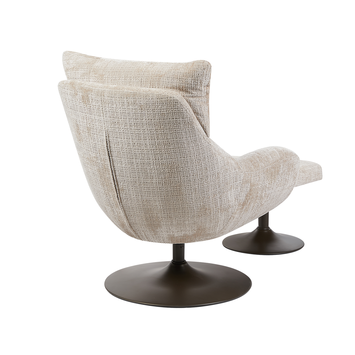 Sessel Force mit Fusshocker (Beige) - Tower Living