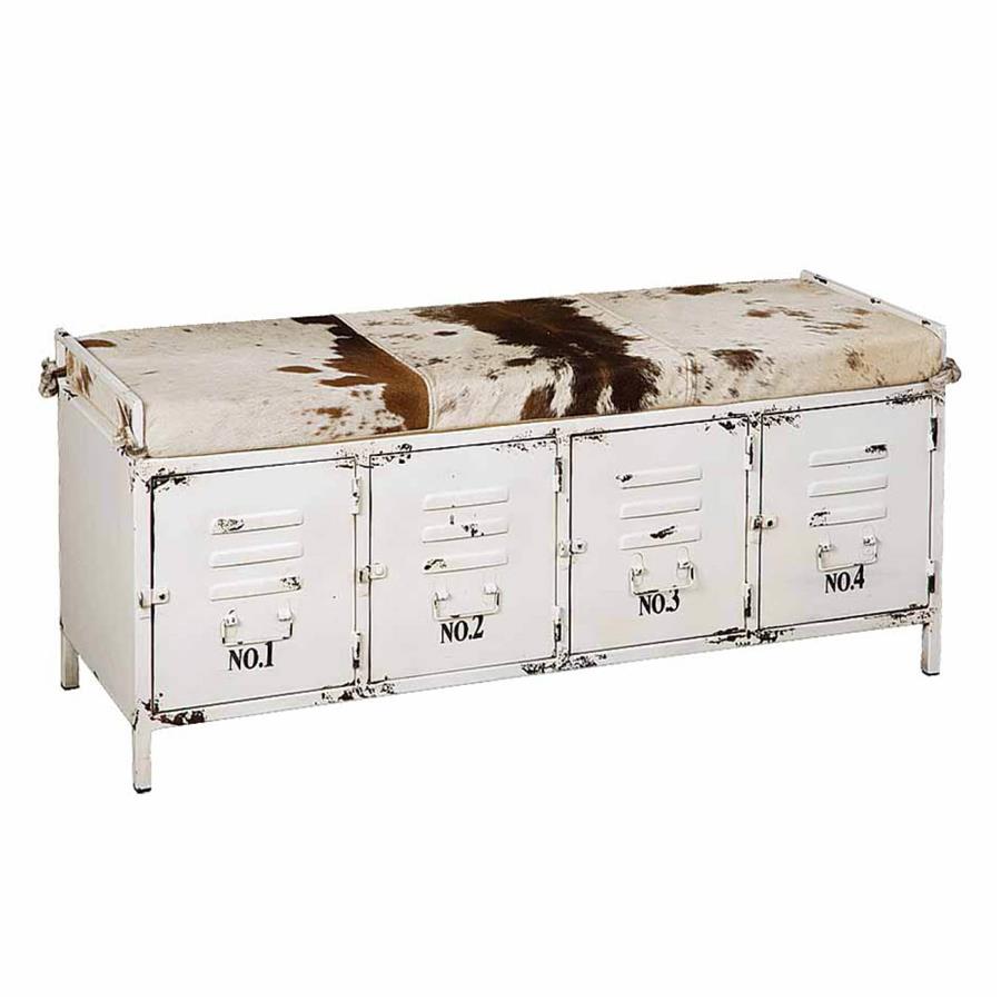Renew Dining Bench white 120 cm - Tower Living