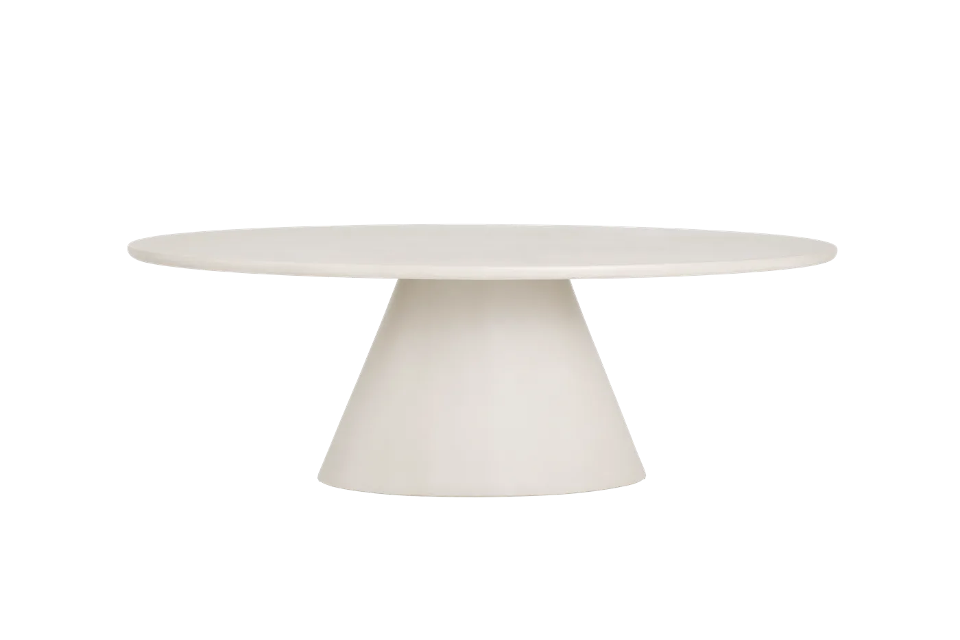 Mello dining table white oval 240 cm - Tower Living