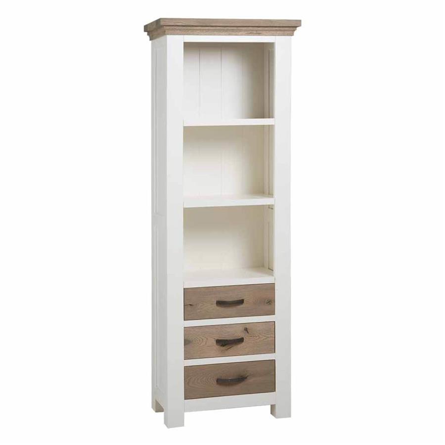 Bücherregal Parma weiß 70 cm - Tower Living