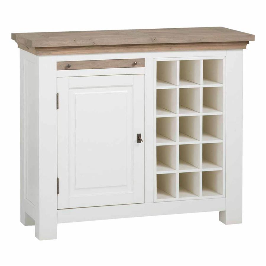 Parma Weinschrank weiß 104 cm - Tower Living