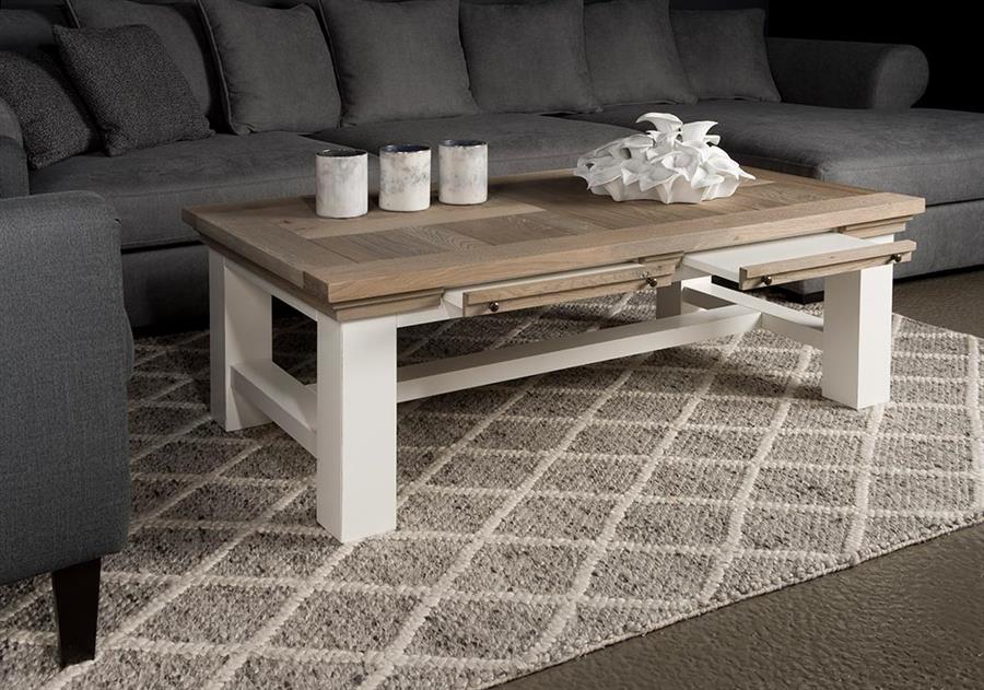 Couchtisch Parma weiß 135 cm - Tower Living
