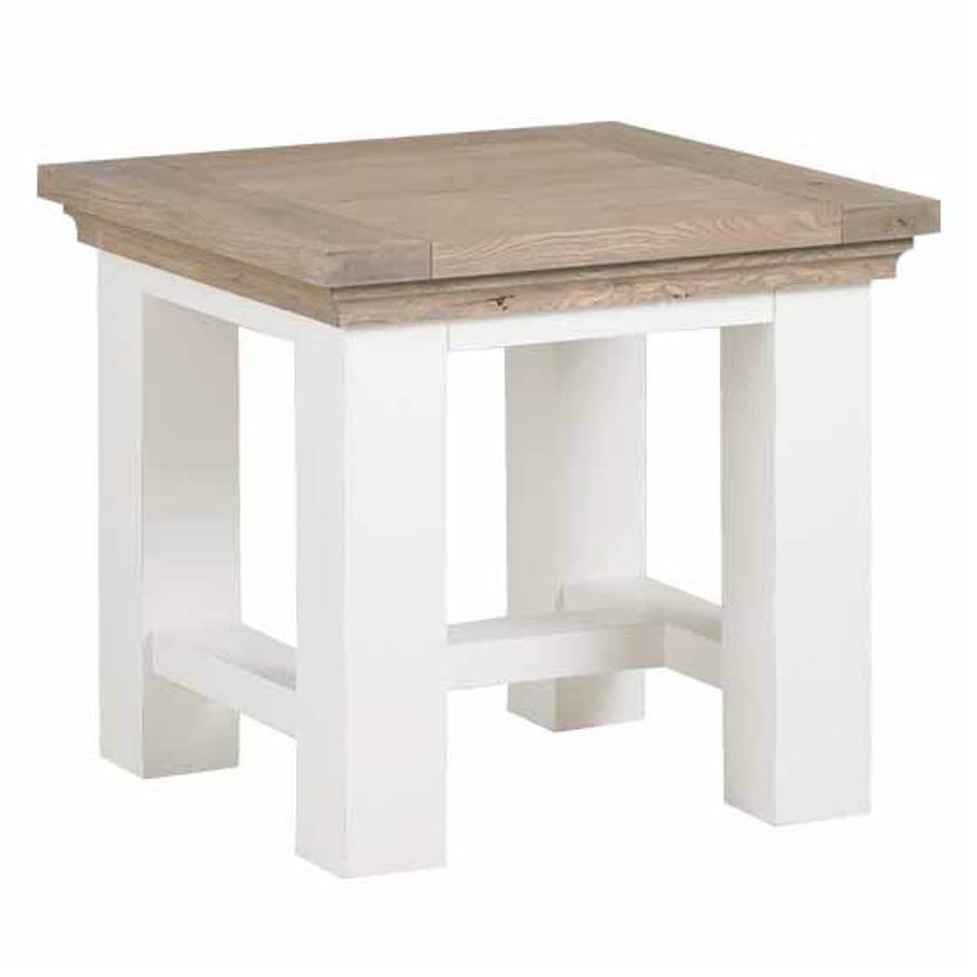 Beistelltisch Parma weiß quadratisch 60 cm - Tower Living