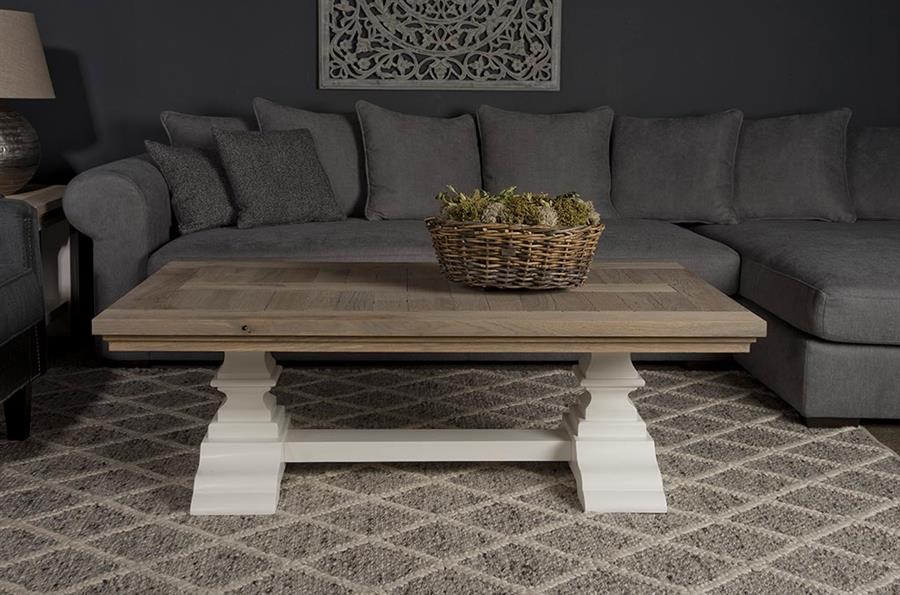 Couchtisch Toscana Weiß 135 cm - Tower Living