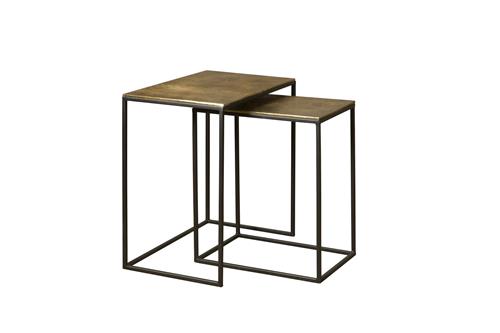 Renew Iron side table set bronze from 44 cm - Tower Living