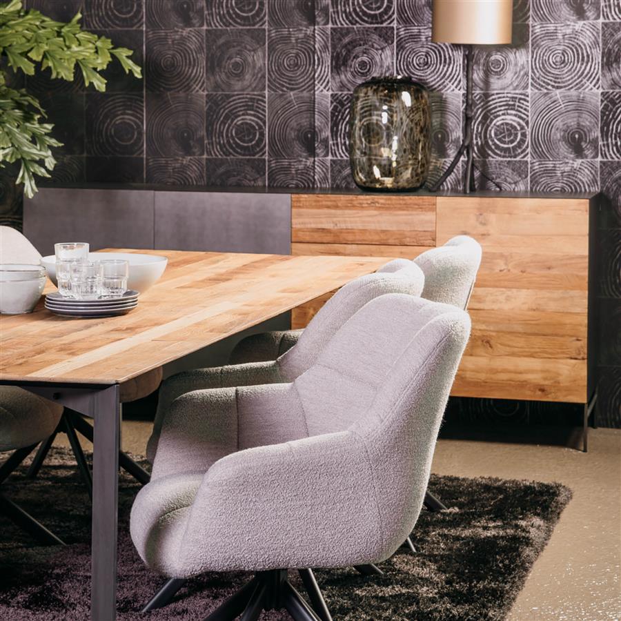 Sideboard Pandora braun (Teakholz) - Tower Living