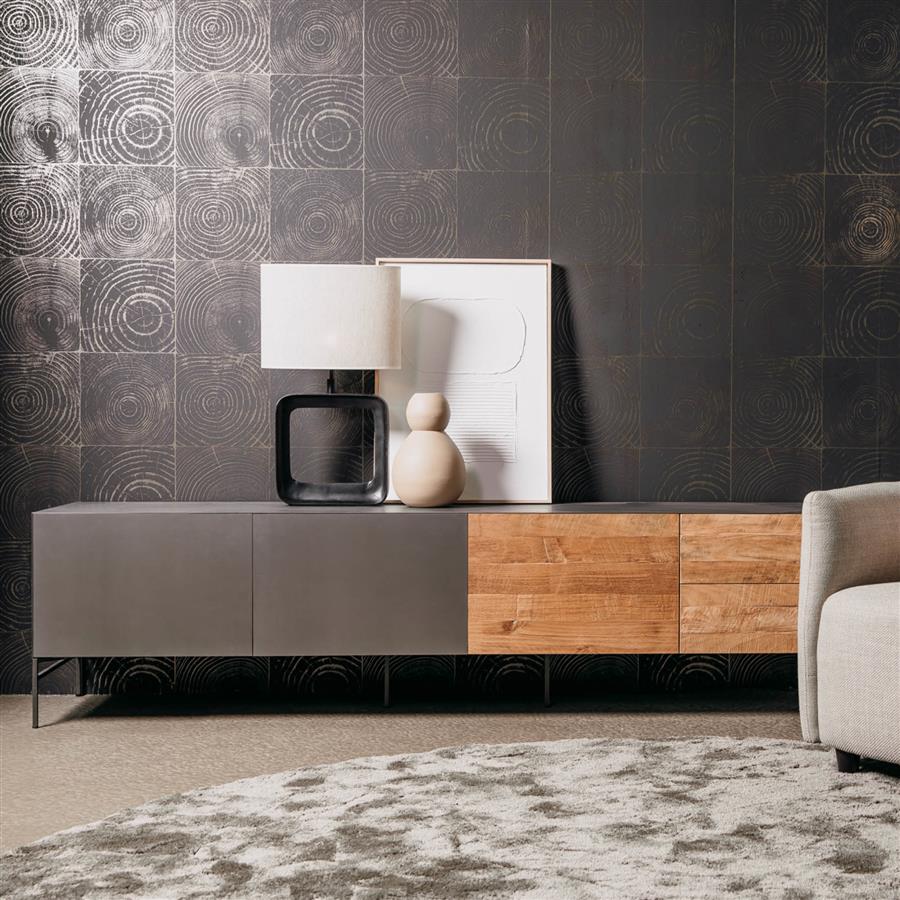 Pandora TV unit brown 221 cm - Tower Living