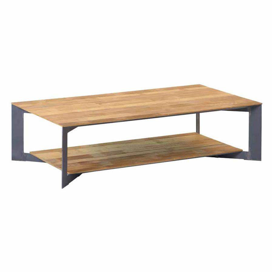 Couchtisch Pandora braun 135 cm (Teakholz) - Tower Living