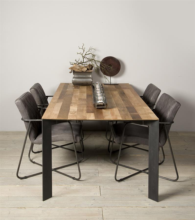 Esstisch Pandora braun Rechteck (Teakholz) - Tower Living