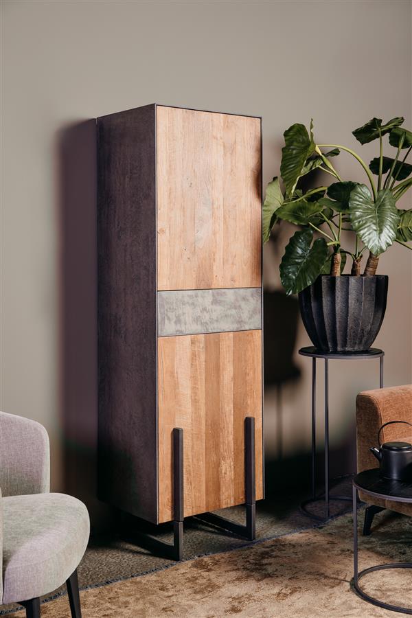 Aufbewahrungsschrank Ora braun (Teakholz) - Tower Living