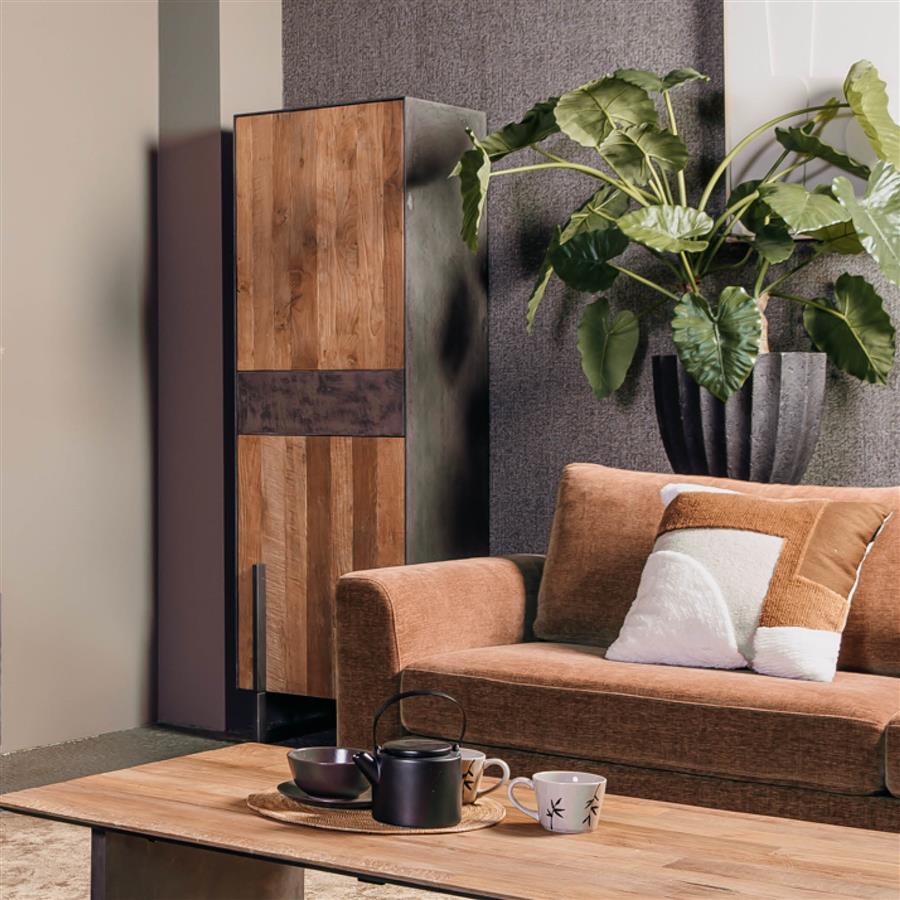 Aufbewahrungsschrank Ora braun (Teakholz) - Tower Living