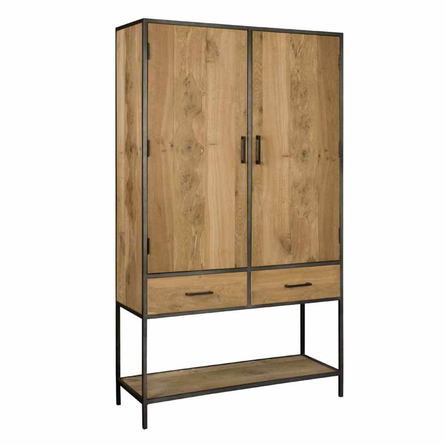 Schrank Luna braun 115 cm (Eikenfineer) - Tower Living