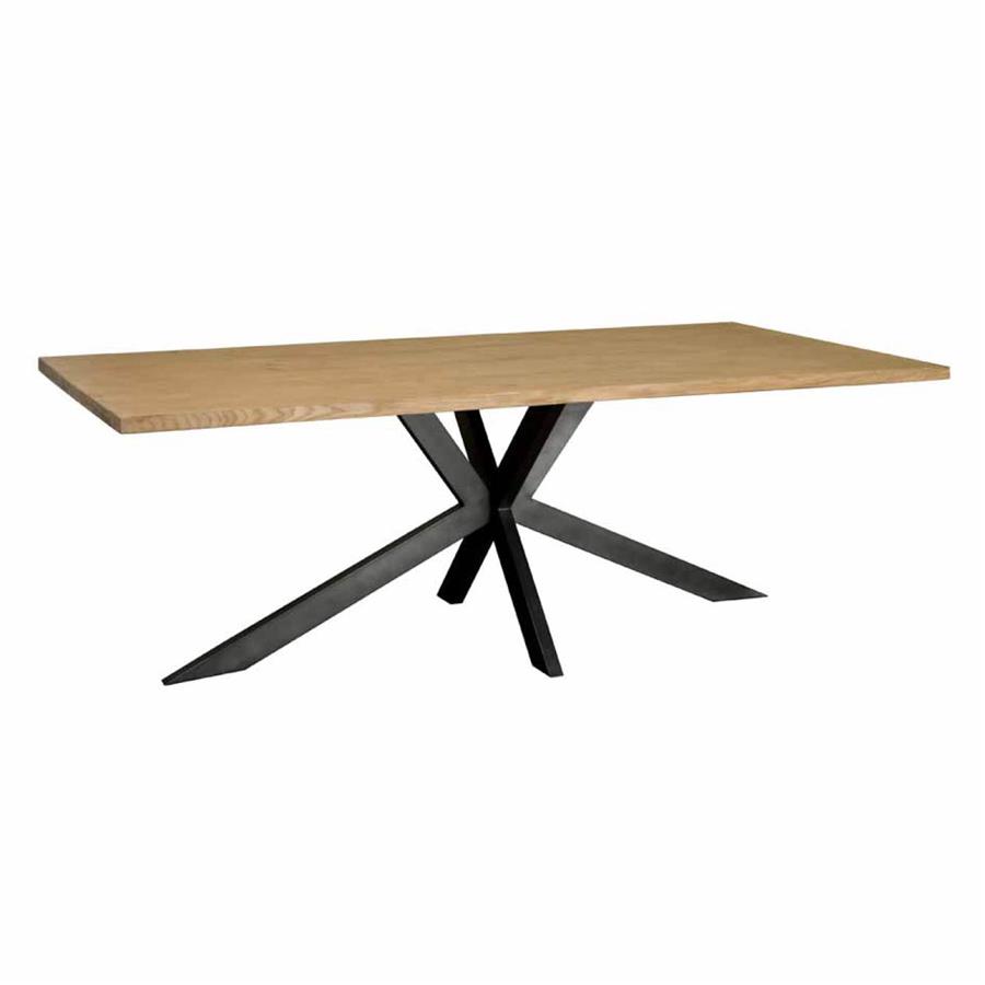 Esstisch Luna braun Rechteck 240 cm (Eikenfineer) - Tower Living