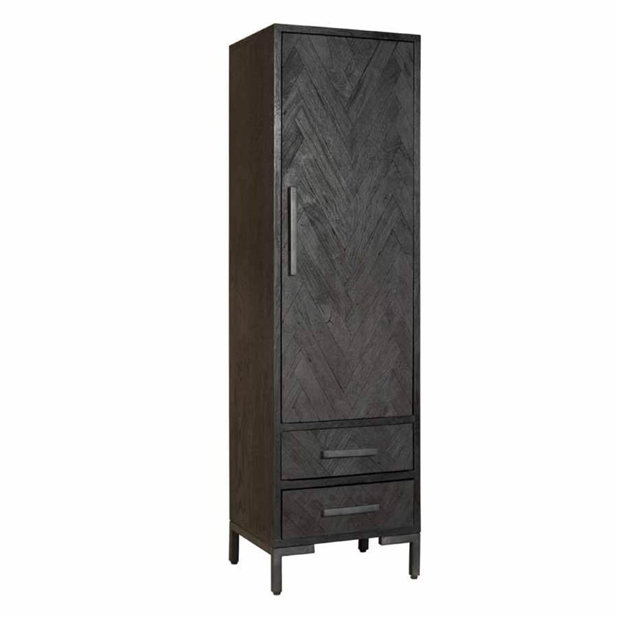 Ziano Storage Cabinet black 55 cm - Tower Living