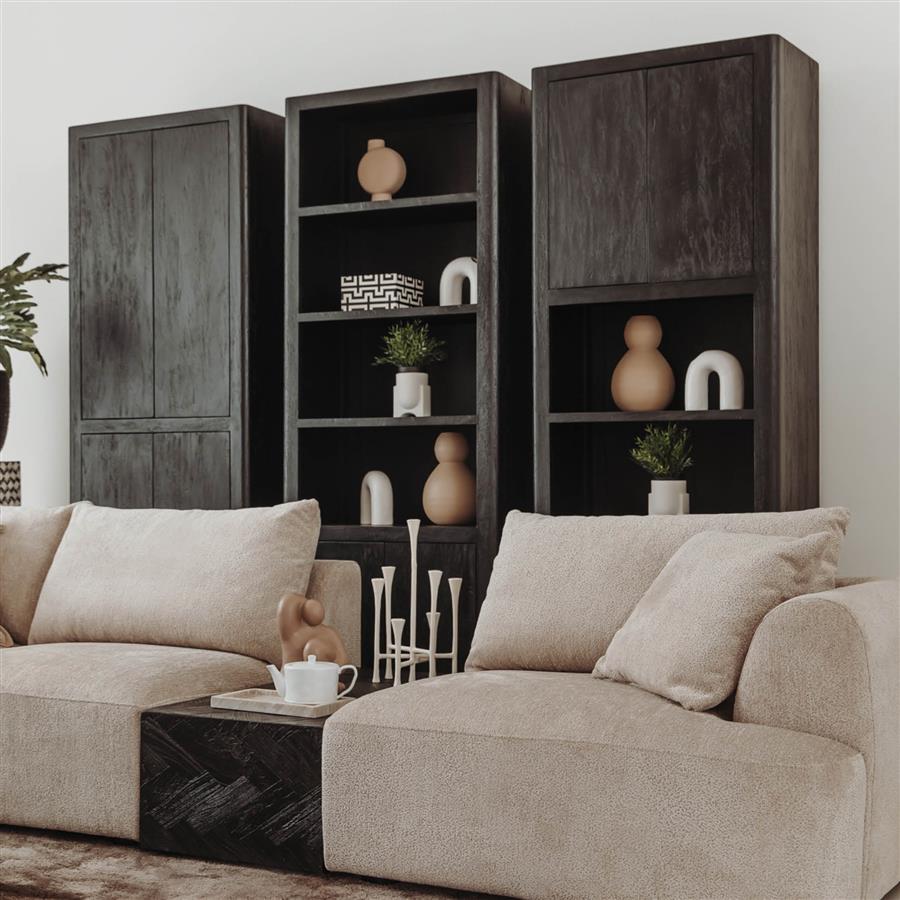 Ziano side table black 100x52 cm - Tower Living
