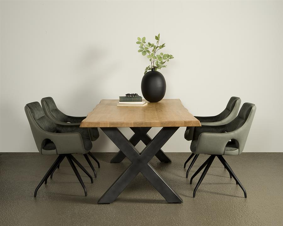 Xara dining table natural rectangular - Tower Living
