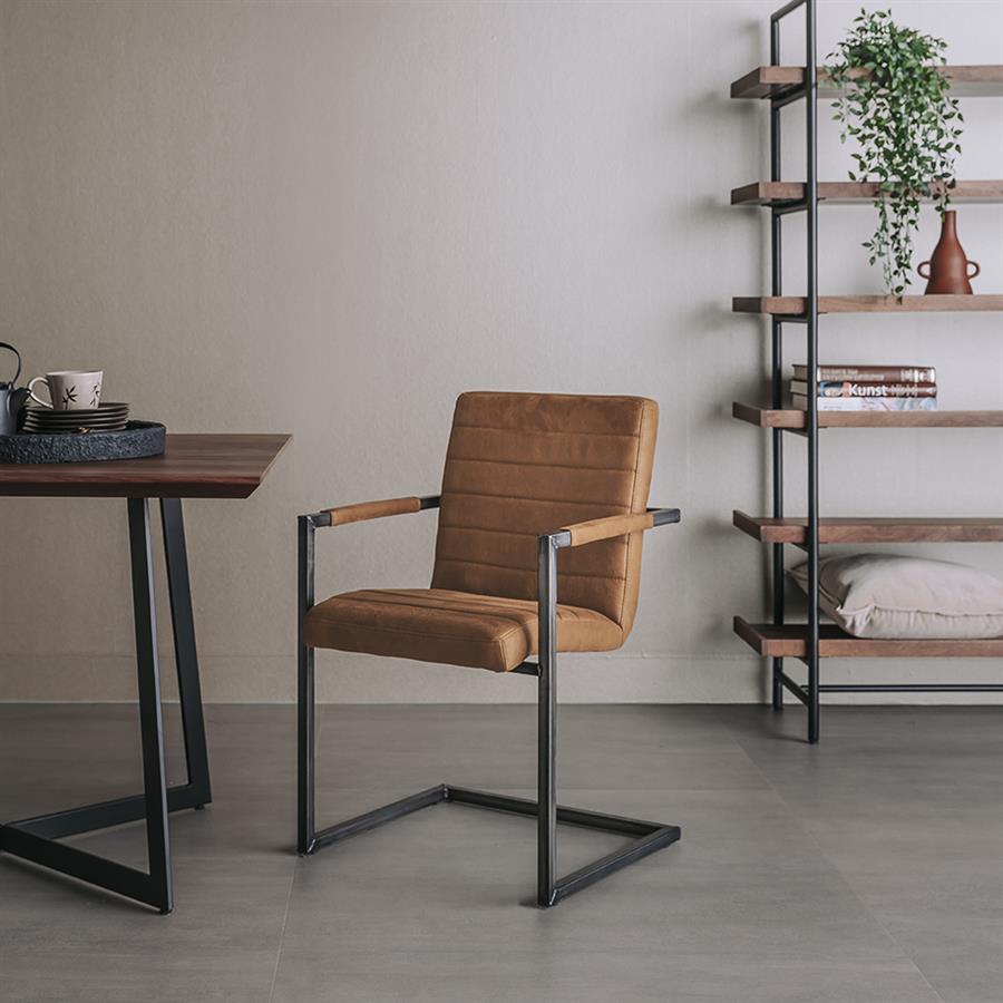 Armlehnstuhl Rocca grau - Tower Living
