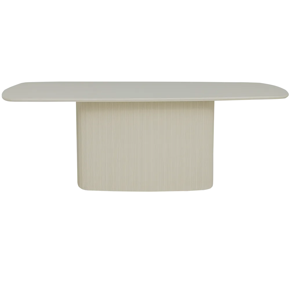 Esstisch Corbetta Beige Dänisch Oval - Tower Living