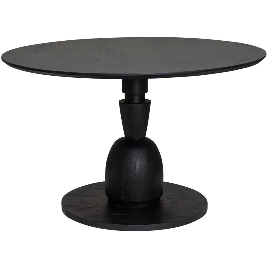 Brunello Dining Table black round 50 cm - Tower Living