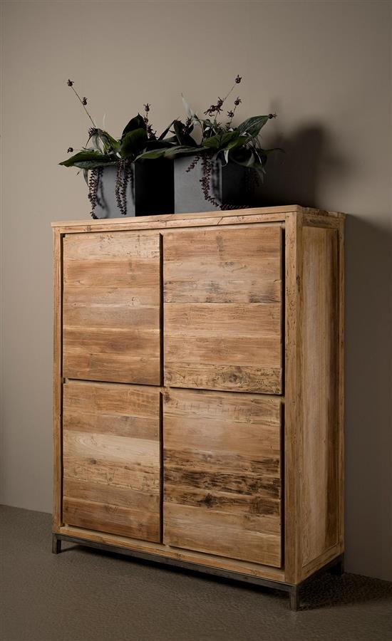 Aufbewahrungsschrank Venetie braun 130 cm - Tower Living
