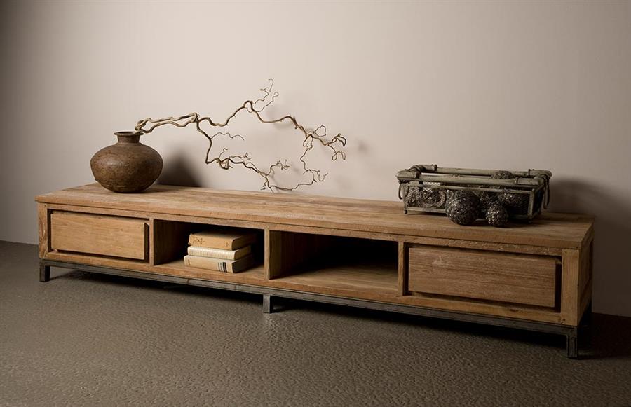 TV-Möbel Venetie braun 220 cm - Tower Living