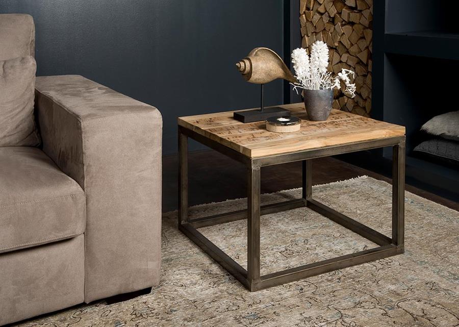 Beistelltisch Venetie braun Quadrat 60 cm - Tower Living