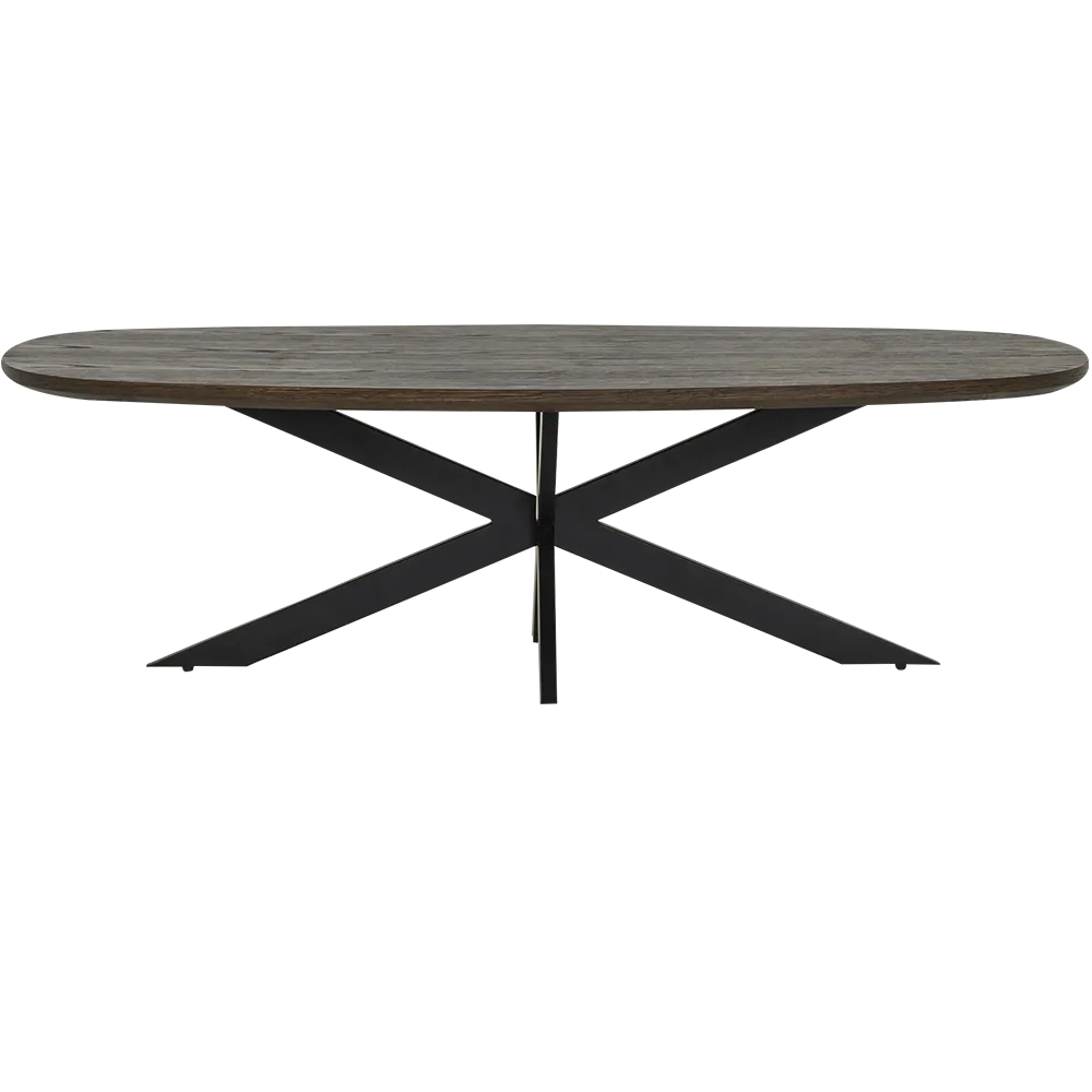 Coffee Table San Marino brown oval 135 cm - Tower Living