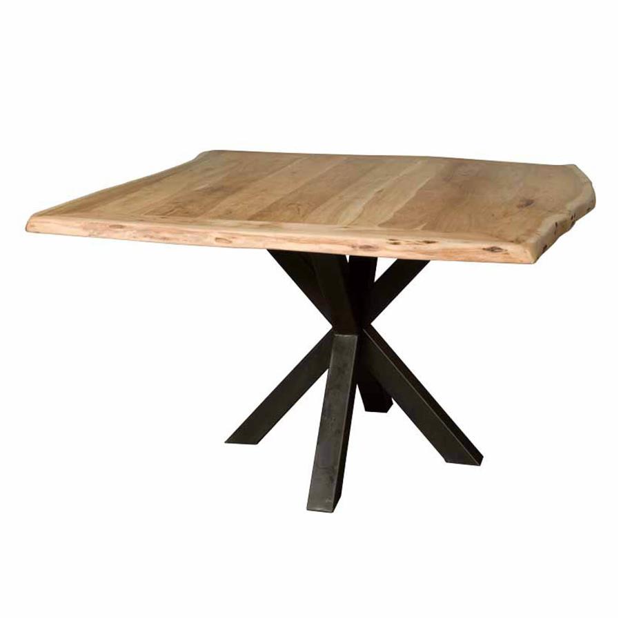Soria Dining Table brown square 130 cm - Tower Living