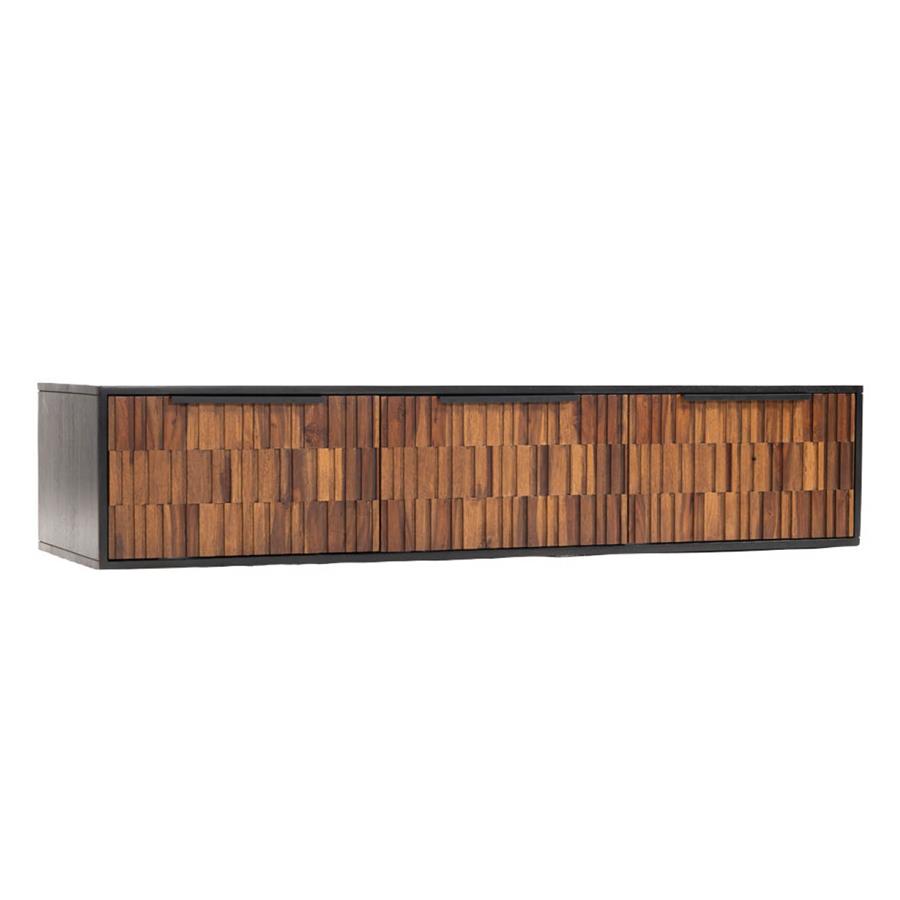 TV unit Dimaro wall mounted brown 145 cm - Tower Living