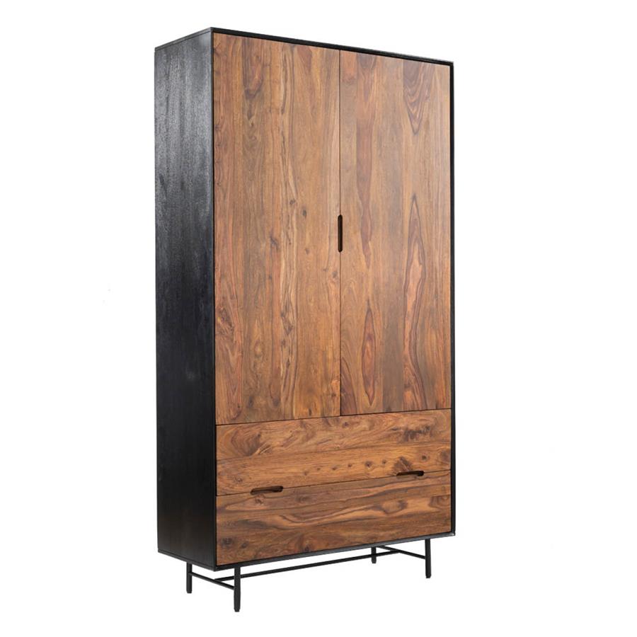 Schrank Taviano braun (Mangoholz) - Tower Living