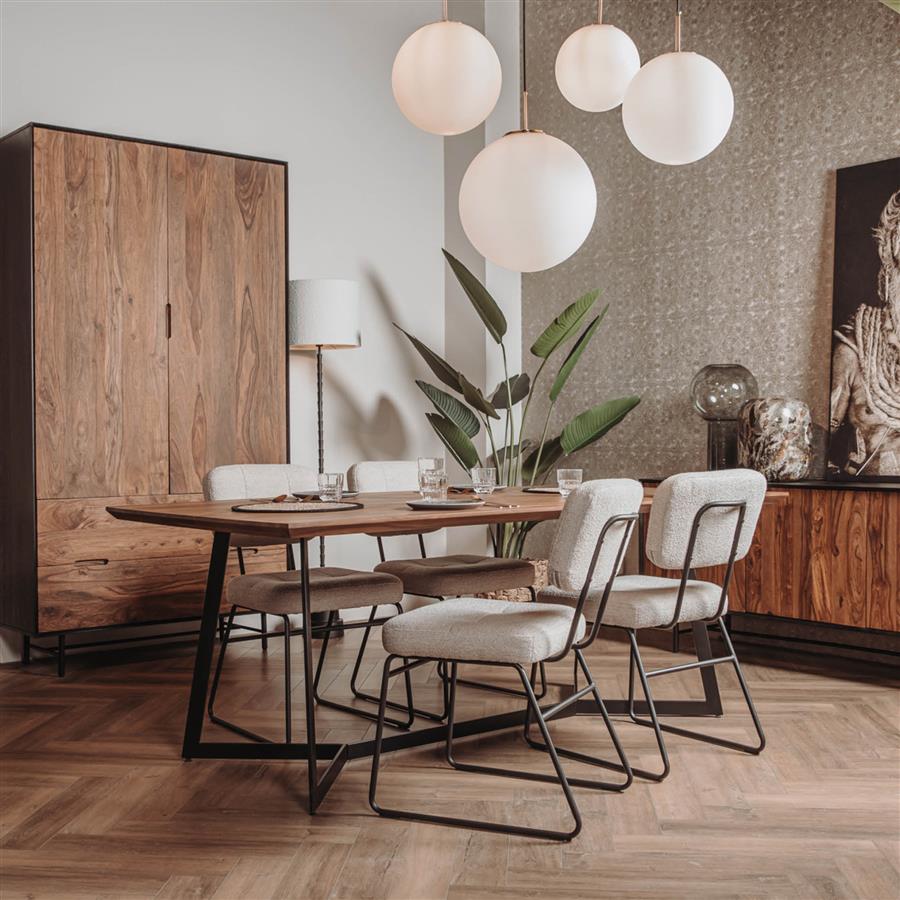 Esstisch Taviano braun Rechteck (Sheeshamhout) - Tower Living
