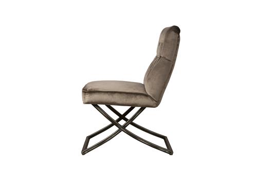 Bolton Chair fabric Genova Grey 805 - Tower Living