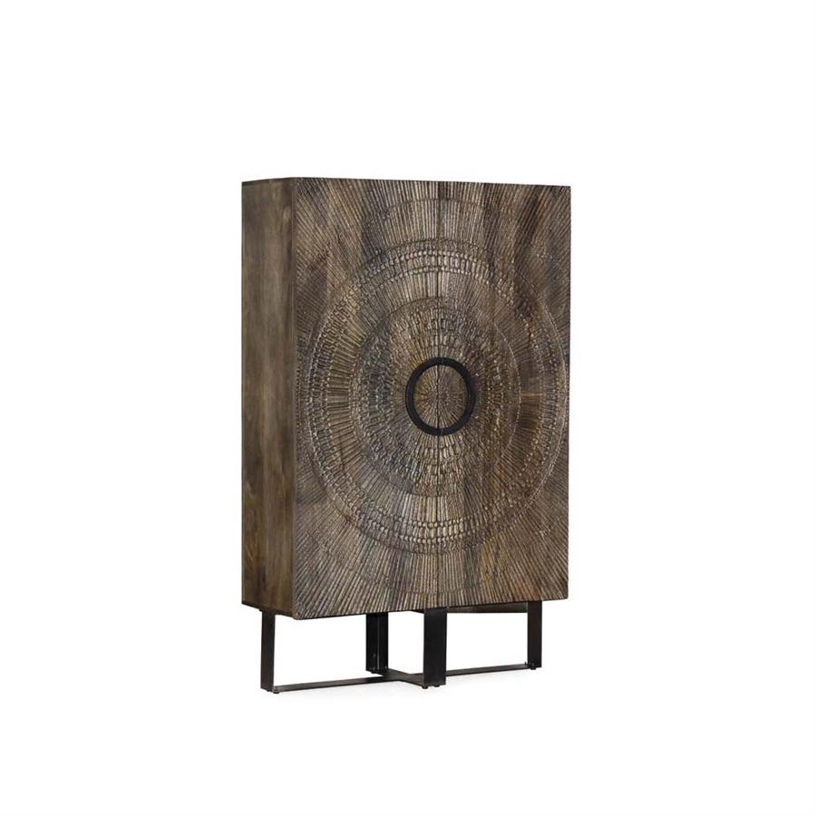 Schrank Padua braun 120 cm (Mangoholz) - Tower Living