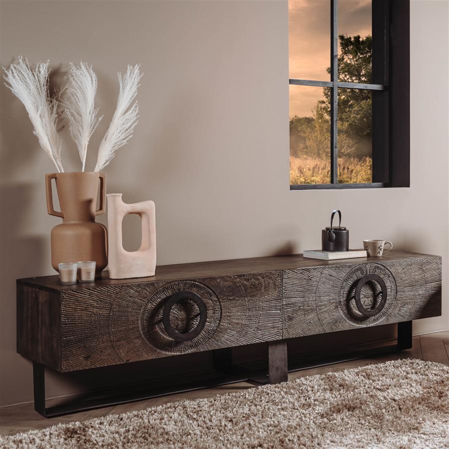 Padua TV Unit brown 200 cm - Tower Living