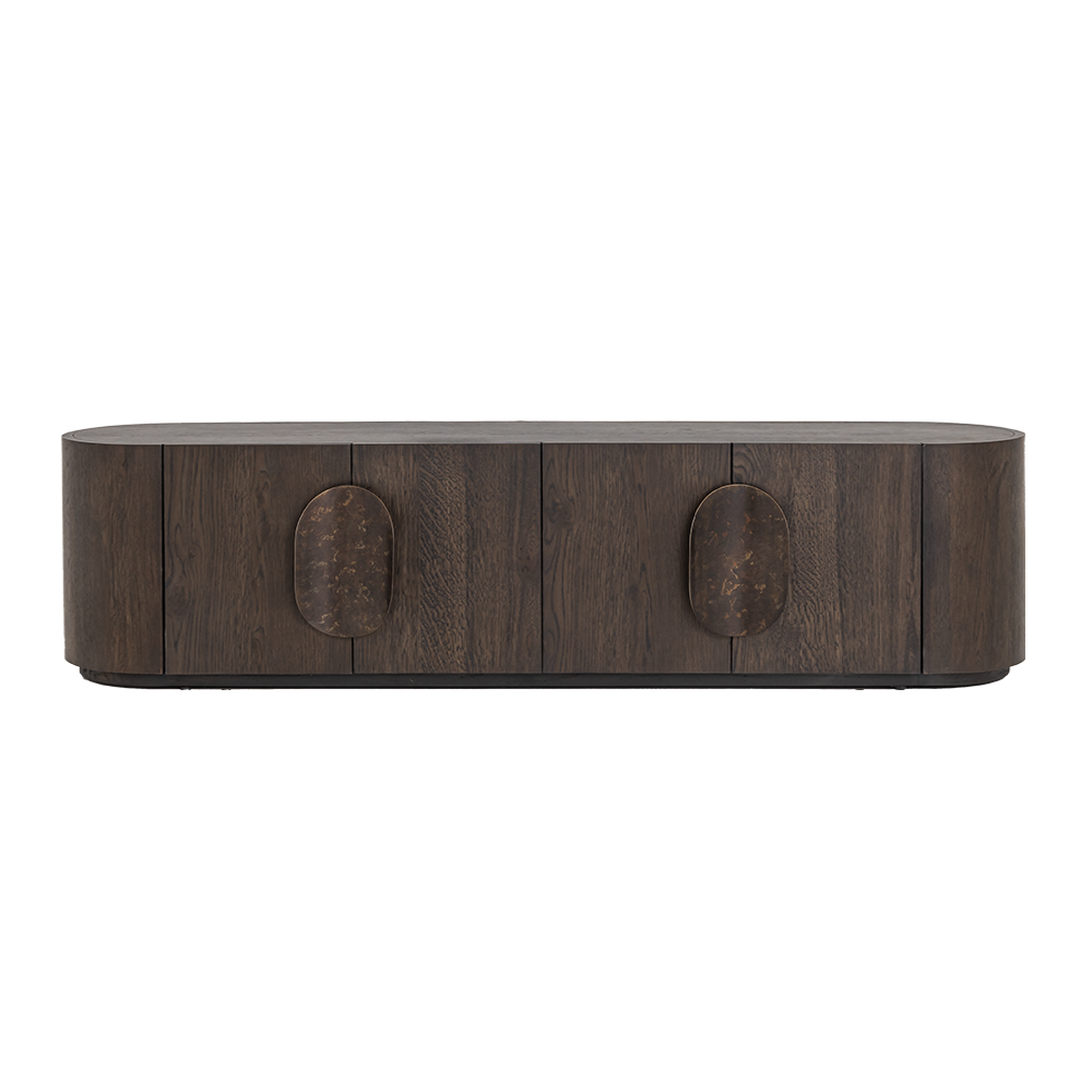 Allure TV unit dark brown 210 cm - Tower Living