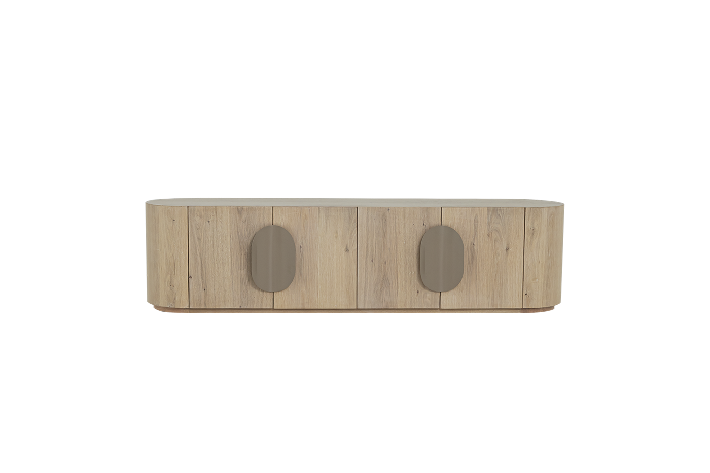TV-Möbel Allure white wash 210 cm (Eikenfineer) - Tower Living