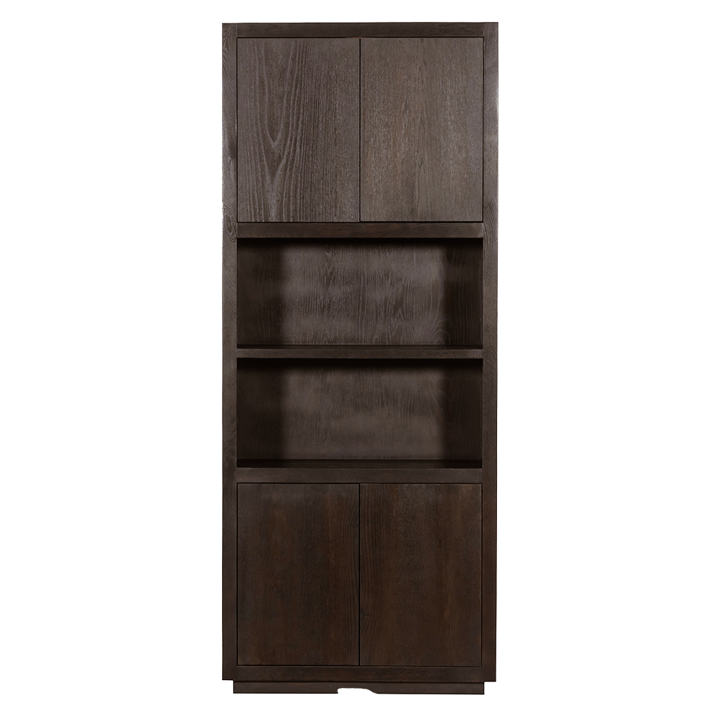 Aufbewahrungsschrank Mincio braun 90 cm (Eikenfineer) - Tower Living